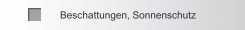 Beschattungen, Sonnenschutz